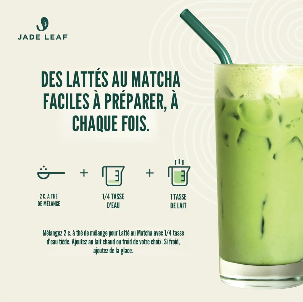Mélange de matcha Latté