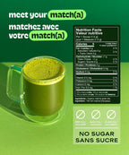 MATCHA DNA Thé Vert Matcha en Poudre Certifié Biologique (454 g/16 oz Boîte de conserve)