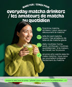MATCHA DNA Thé Vert Matcha en Poudre Certifié Biologique (454 g/16 oz Boîte de conserve)