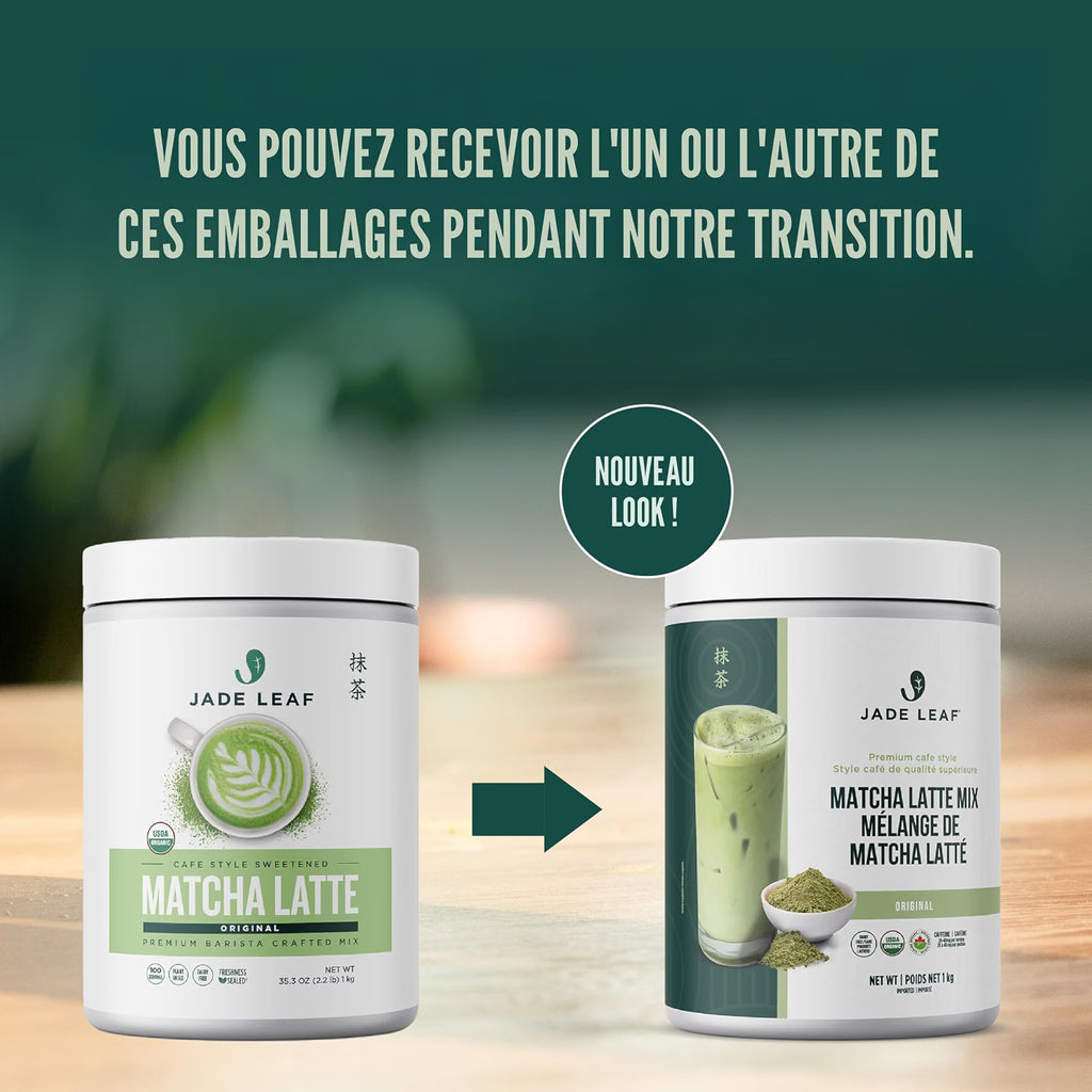 Mélange de matcha Latté
