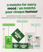 MATCHA DNA Thé Vert Matcha en Poudre Certifié Biologique (454 g/16 oz Boîte de conserve)