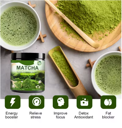 Premium Organic Japanese Culinary Matcha Powder – 100 g
