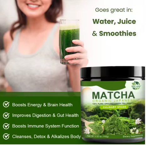 Premium Organic Japanese Culinary Matcha Powder – 100 g