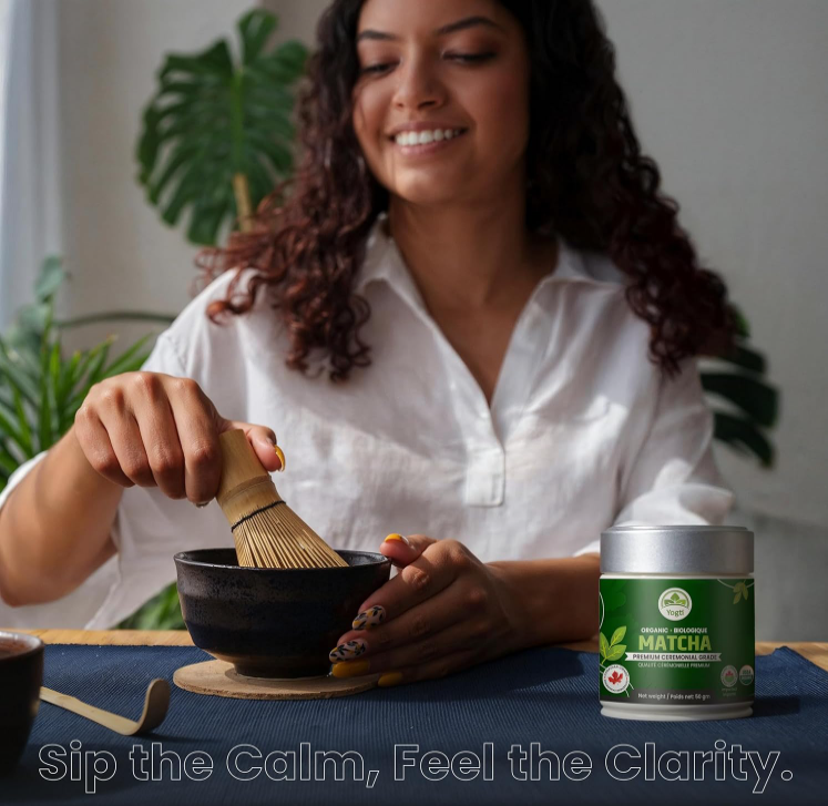 Poudre de thé vert matcha biologique – Qualité cérémoniale – Boîte de 50 g