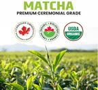 Poudre de thé vert matcha biologique – Qualité cérémoniale – Boîte de 50 g